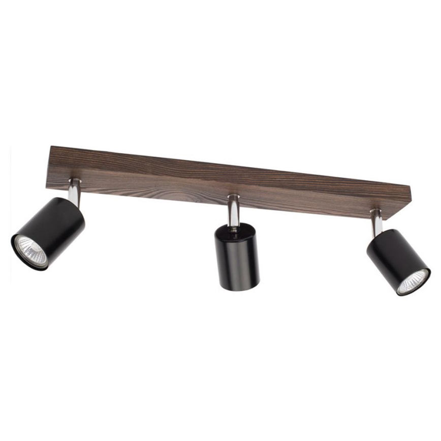 Foco de teto MANARA 3xGU10/5W/230V pinho