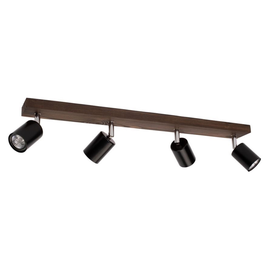 Foco de teto MANARA 4xGU10/5W/230V pinho