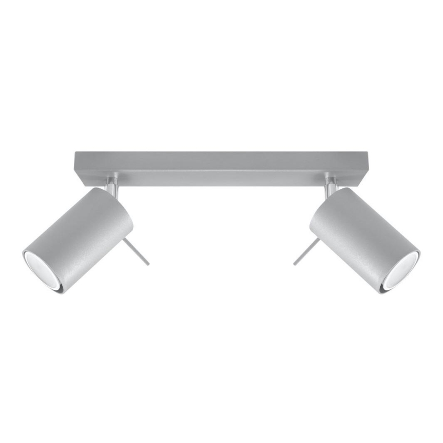 Foco de teto RING 2xGU10/10W/230V