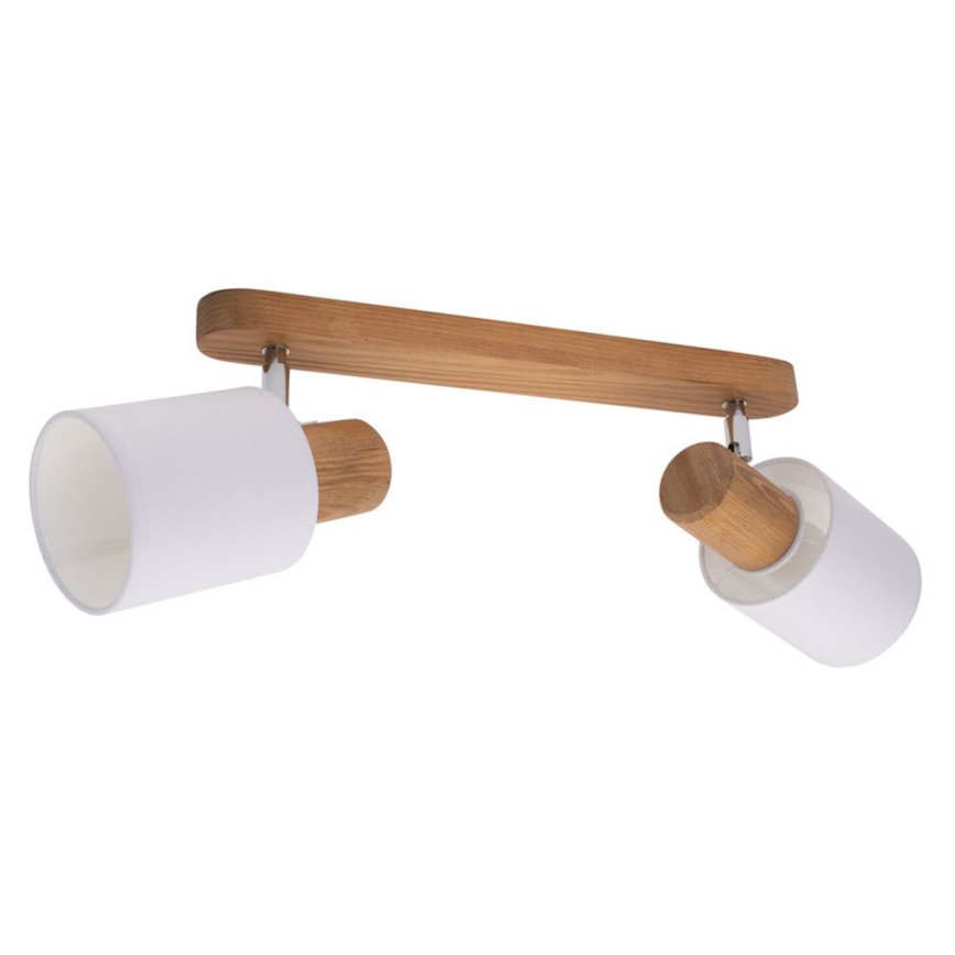 Foco de teto TRENDY 2xE27/15W/230V pinho
