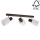 Foco de teto TRENDY 3xE27/15W/230V pinho - certificado por FSC
