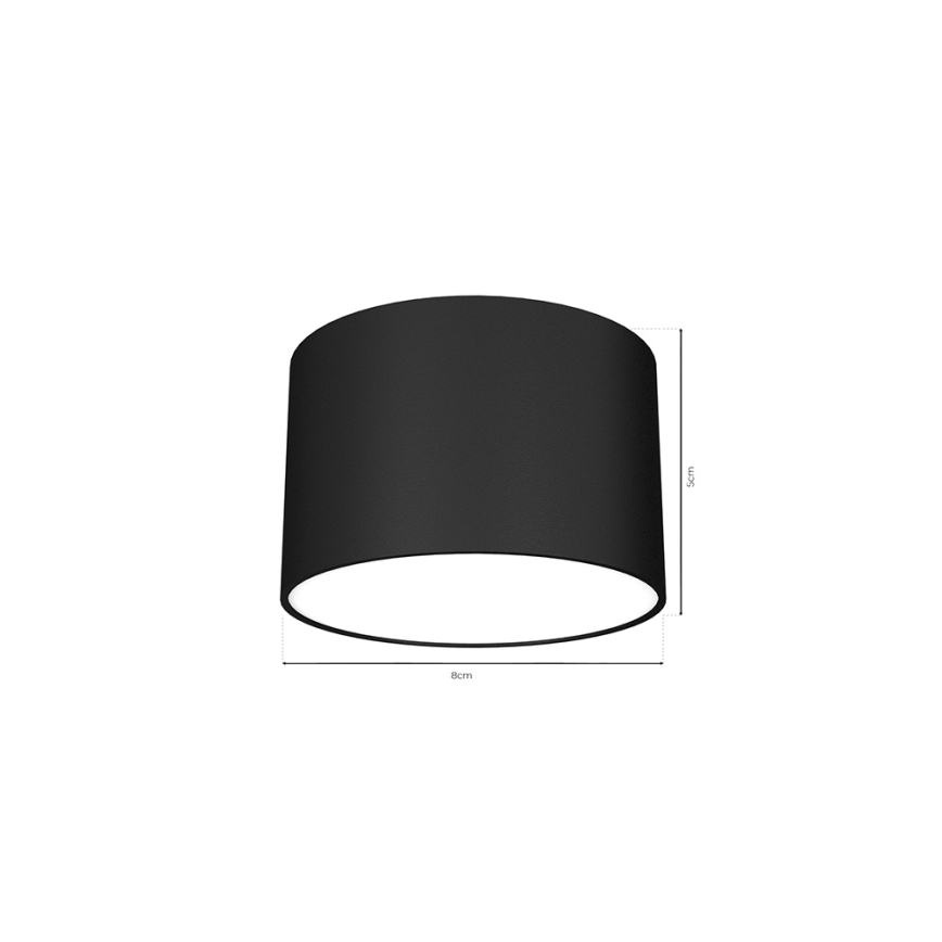 Foco DIXIE 1xGX53/11W/230V preto