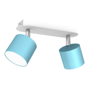 Foco DIXIE 2xGX53/11W/230V azul