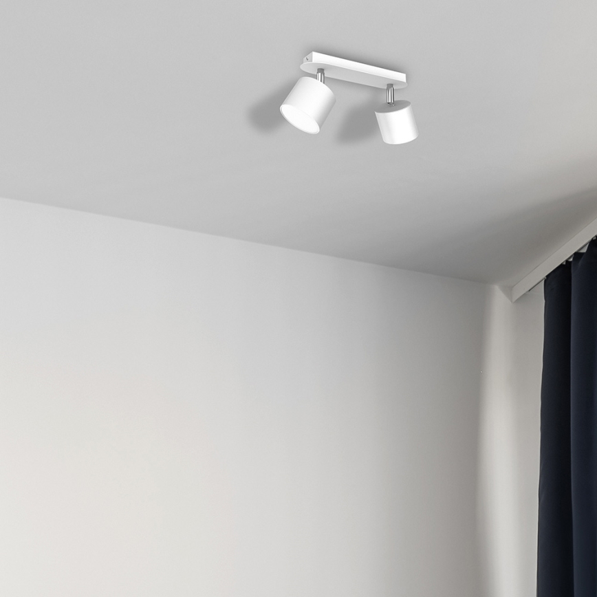 Foco DIXIE 2xGX53/11W/230V branco