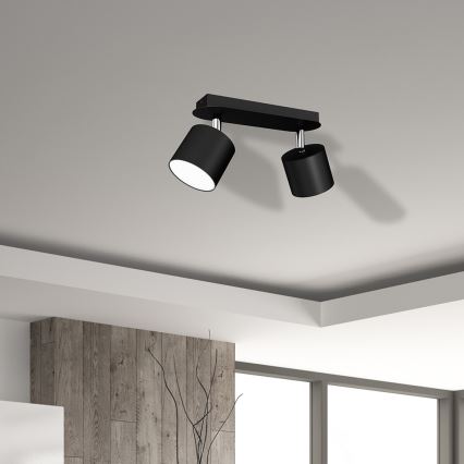 Foco DIXIE 2xGX53/11W/230V preto