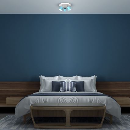 Foco DIXIE 3xGX53/11W/230V azul