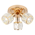 Foco DUBAI 3xE14/40W/230V diâmetro 36 cm Rosa dourado
