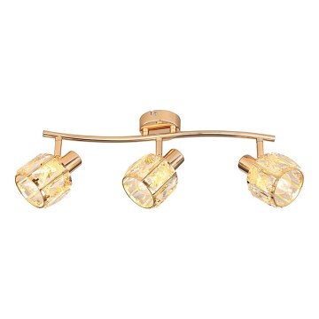 Foco DUBAI 3xE14/40W/230V Rosa dourado