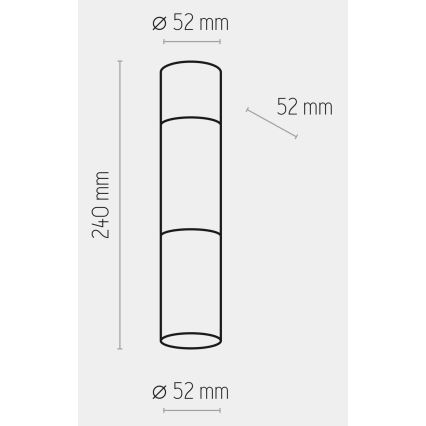 Foco ELIT 1xGU10/10W/230V branco