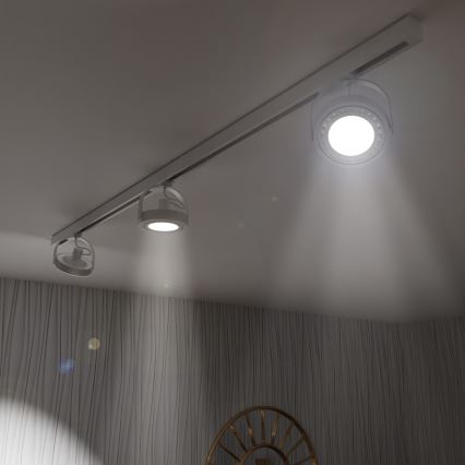 Foco em sistema de carril LUGAR AR111 3xGU10/25W/230V branco