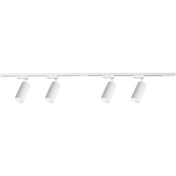 Foco em sistema de carril MICA 4xGU10/10W/230V branco