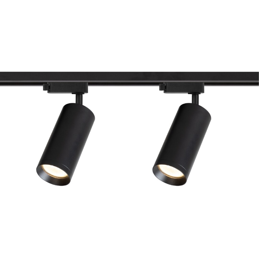 Foco em sistema de carril MICA 4xGU10/10W/230V preto