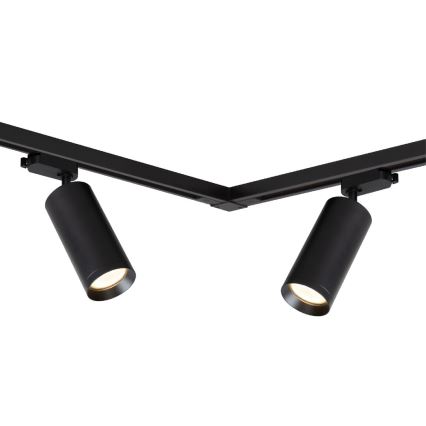 Foco em sistema de carril MICA 4xGU10/10W/230V preto