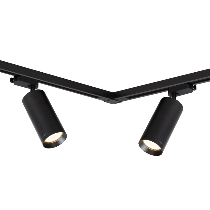 Foco em sistema de carril MICA 4xGU10/10W/230V preto