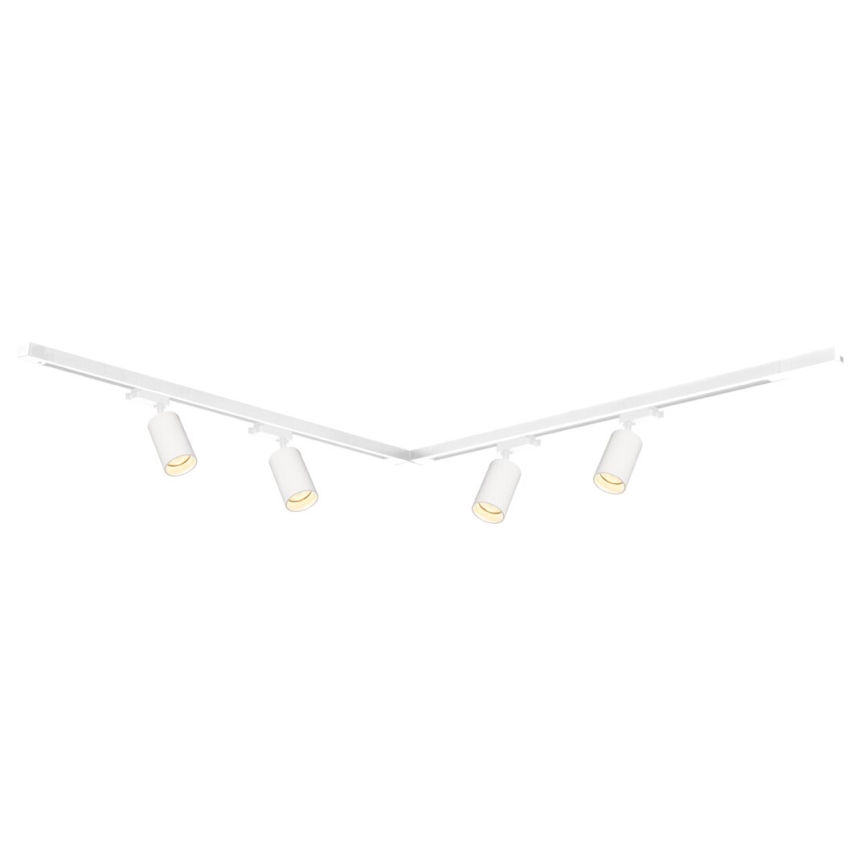Foco em sistema de carril PIPE 4xGU10/10W/230V branco