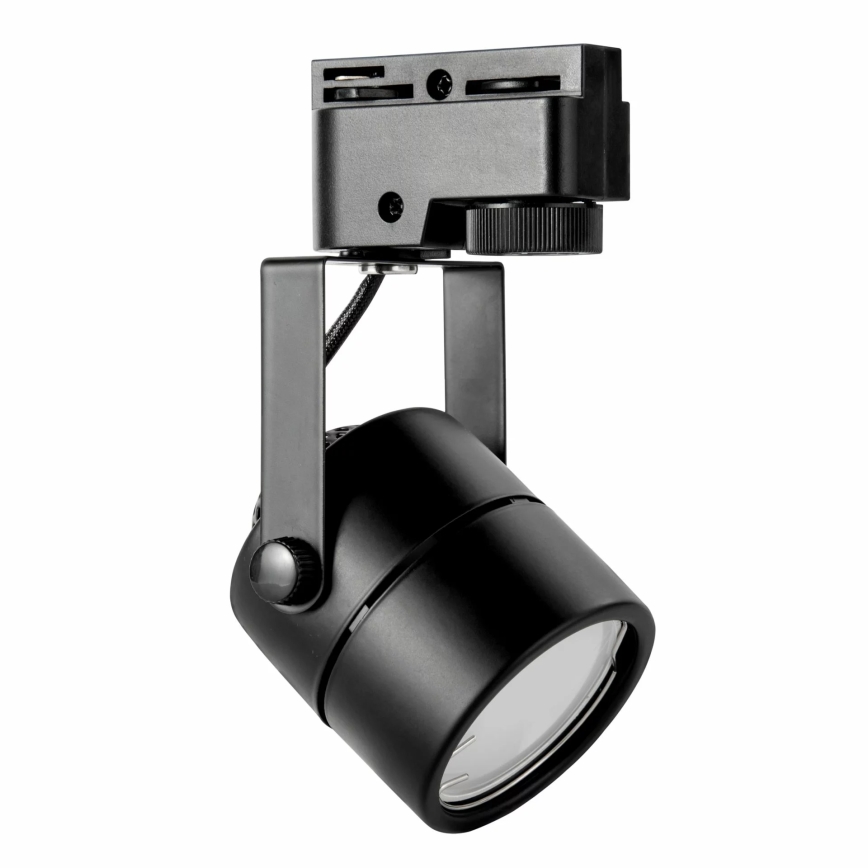 Foco em sistema de carril PRAHA 3xGU10/10W/230V preto