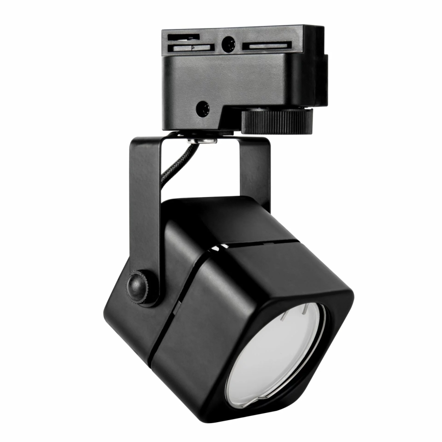 Foco em sistema de carril VIENNA 3xGU10/10W/230V preto