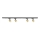 Foco em sistema de carril VOLF 4xGU10/10W/230V dourado/preto