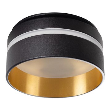 Foco embutido GOVIK GU10/10W preto/dourado