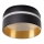Foco embutido GOVIK GU10/10W preto/dourado