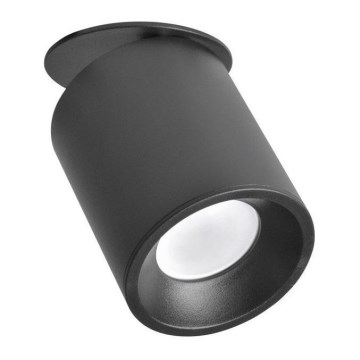 Foco embutido HARON 1xGU10/10W/230V preto