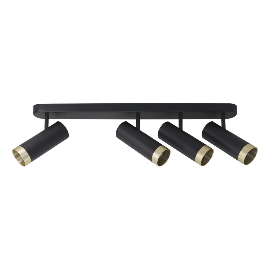 Foco FADO 4xGU10/10W/230V preto