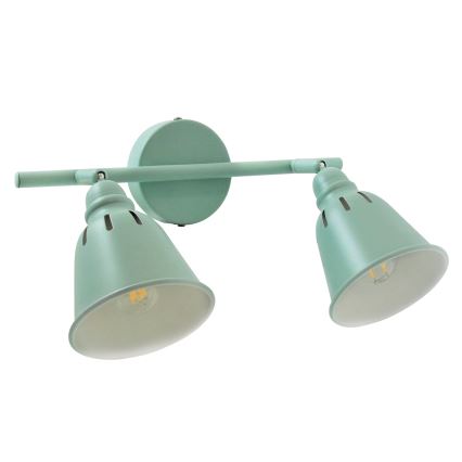 Foco FIONA 2xE14/8W/230V verde