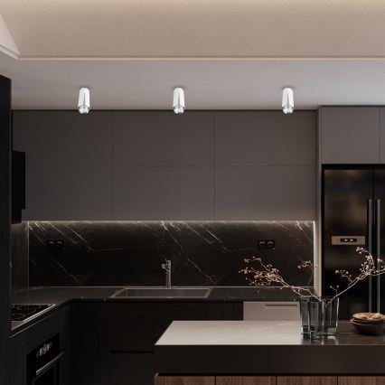 Foco FLOR 1xGU10/8W/230V branco