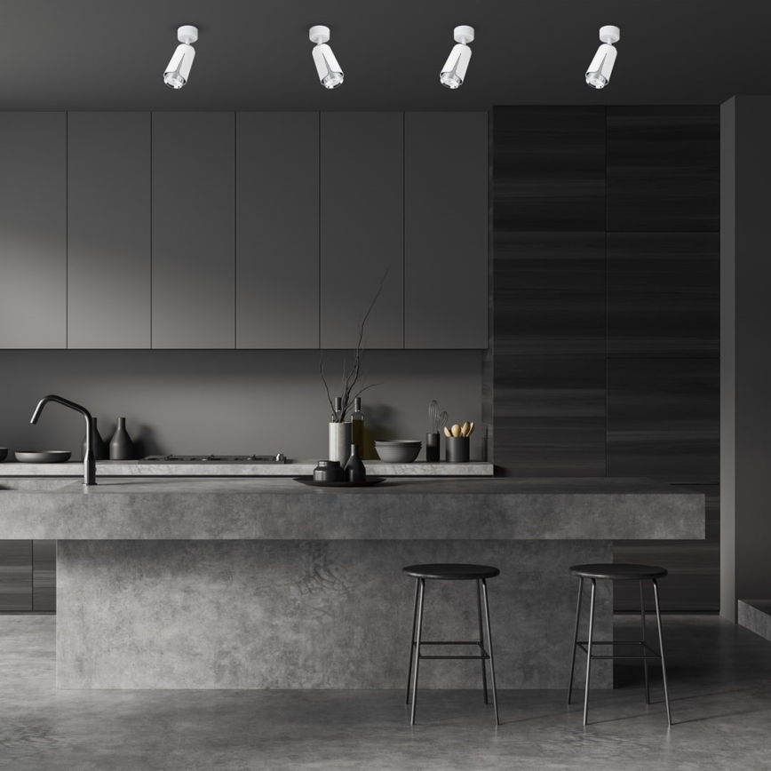 Foco FLOR 1xGU10/8W/230V branco