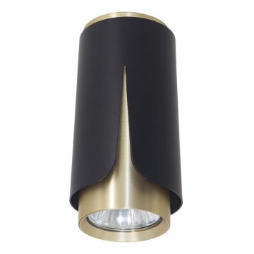 Foco FLOR 1xGU10/8W/230V preto
