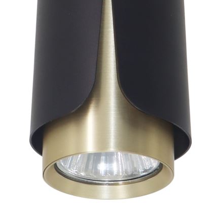 Foco FLOR 1xGU10/8W/230V preto