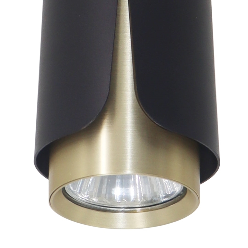 Foco FLOR 1xGU10/8W/230V preto