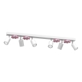 Foco FLOR 6xGU10/8W/230V branco