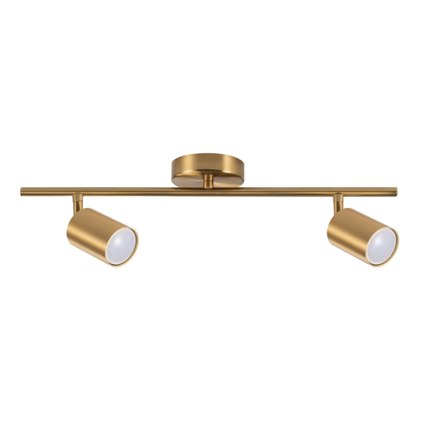 Foco GOLDI 2xGU10/10W/230V dourado