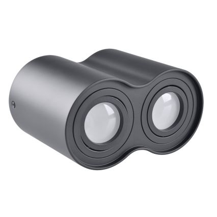 Foco HADAR 2xGU10/10W/230V preto
