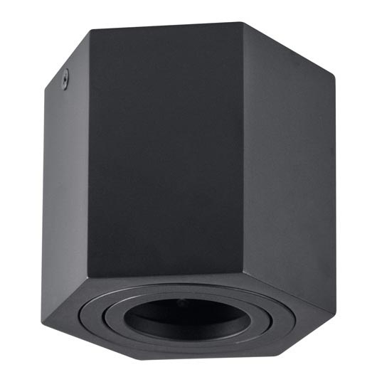 Foco HEXAGON 1xGU10/10W/230V preto antigo