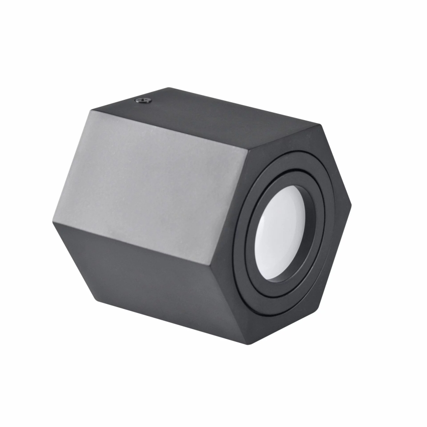 Foco HEXAGON 1xGU10/10W/230V preto antigo