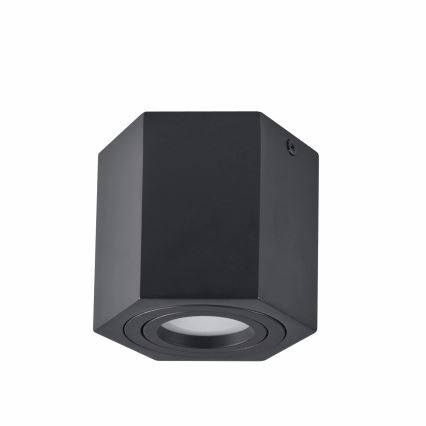 Foco HEXAGON 1xGU10/10W/230V preto antigo