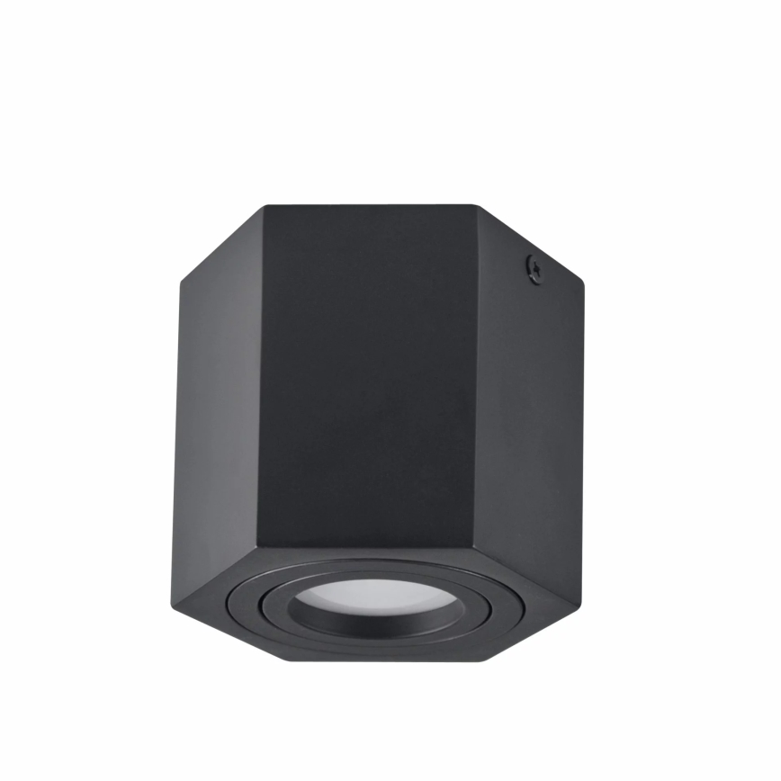 Foco HEXAGON 1xGU10/10W/230V preto antigo