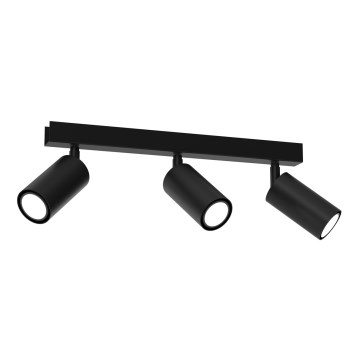 Foco HUDSON 3xGU10/8W/230V preto