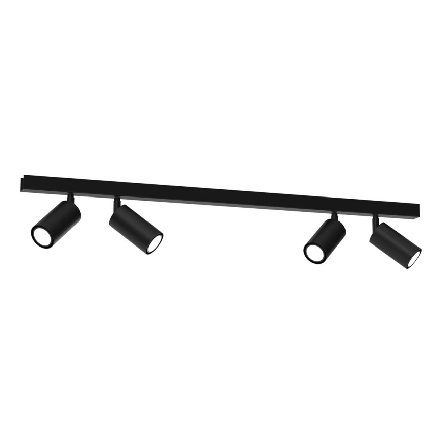 Foco HUDSON 4xGU10/8W/230V preto
