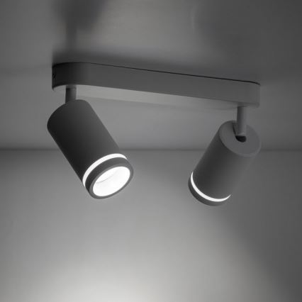 Foco JET 2xGU10/10W/230V branco