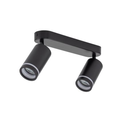 Foco JET 2xGU10/10W/230V preto
