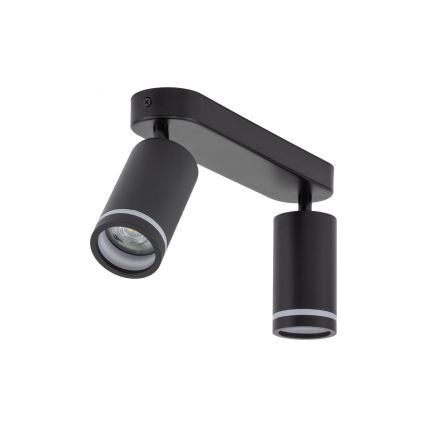 Foco JET 2xGU10/10W/230V preto
