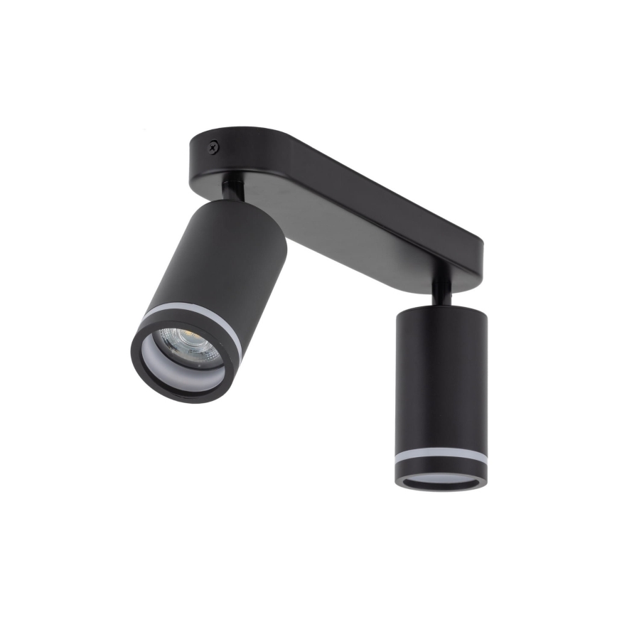 Foco JET 2xGU10/10W/230V preto