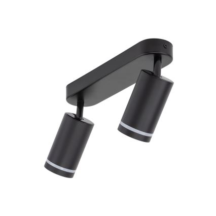Foco JET 2xGU10/10W/230V preto