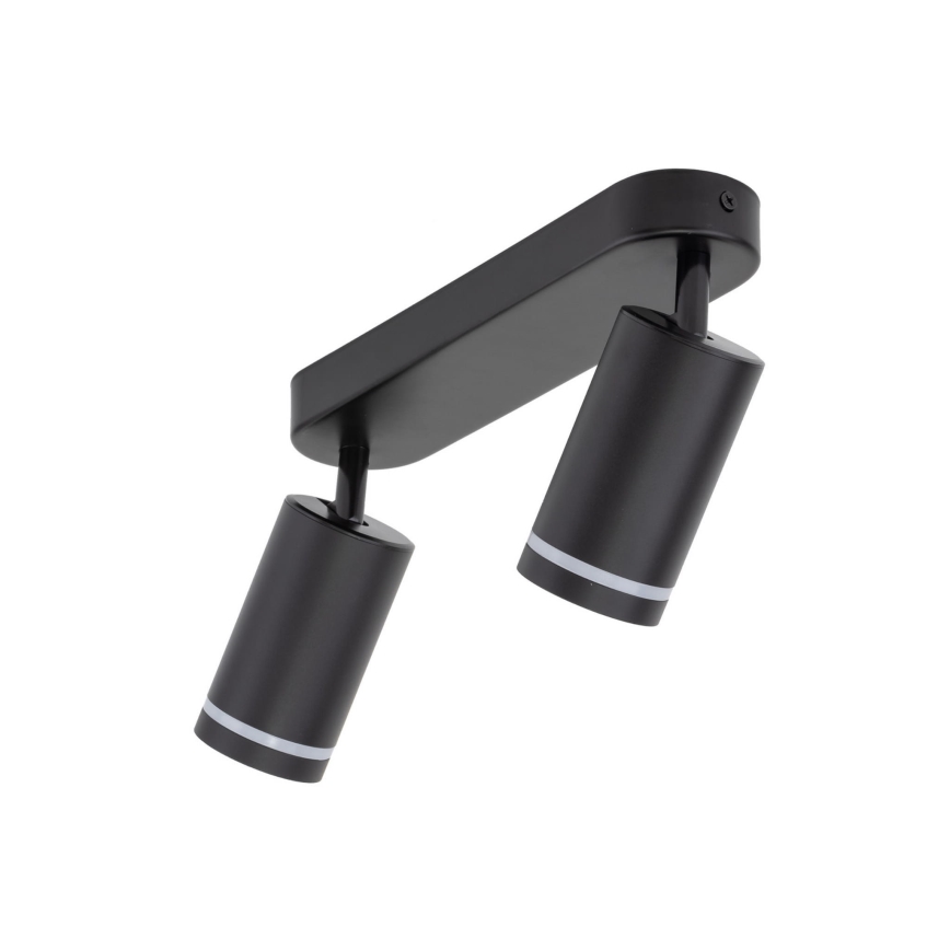Foco JET 2xGU10/10W/230V preto