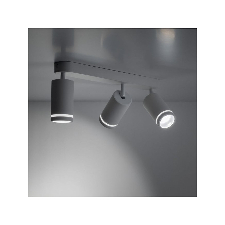 Foco JET CONJUNTO 3xGU10/10W/230V branco