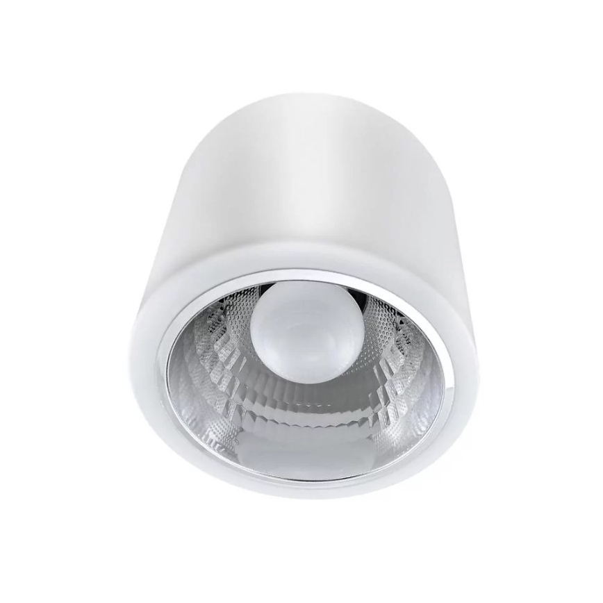 Foco JUPITER 1xE27/20W/230V diâmetro 13 cm branco