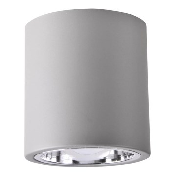 Foco JUPITER 1xE27/20W/230V diâmetro 13 cm cinzento